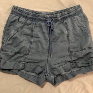 Chambray Shorts